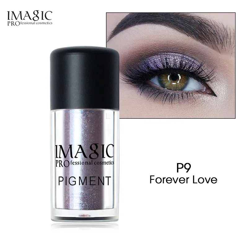New Arrival Glitter Eyeshadow Metallic Loose Powder Waterproof Shimmer Pigments Colors Eye Shadow Makeup Cosmetics