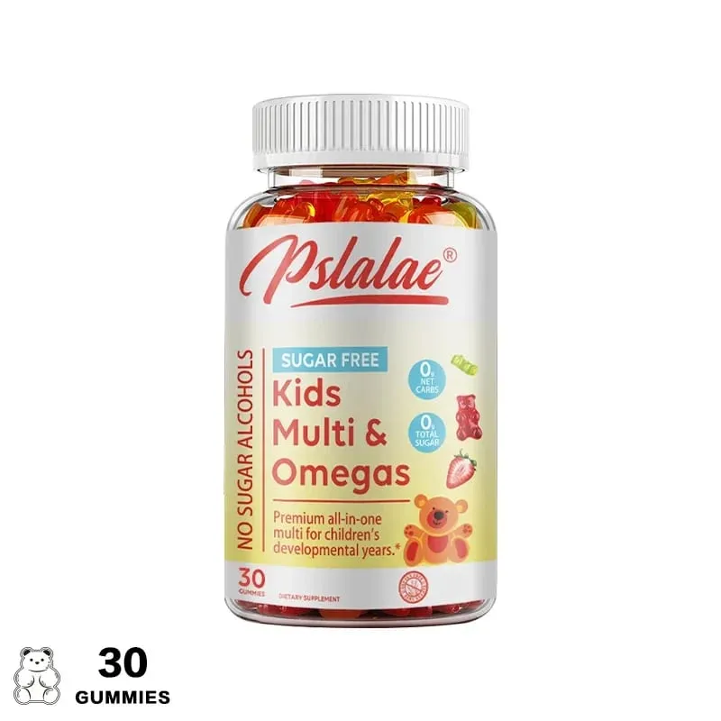 Kids Multivitamins Gummies - Boosts Immunity Promotes Healthy Brain and Body Development Provides Energy
