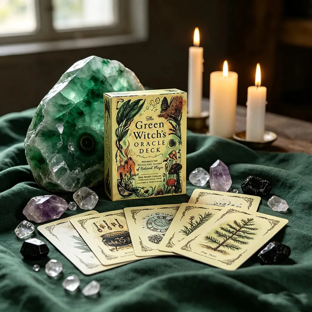 The Green Witch's Oracle Deck Natural Plant Magic Oracle Cards Divination Fortune Telling Card Game Spiritual Reading — image 4