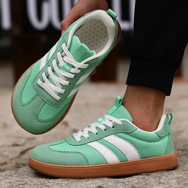 Men's Breathable Zero Drop Walking Shoes Fashion Casual Sneakers Non-Slip Running Shoes Back To School Training Shoes Unisex