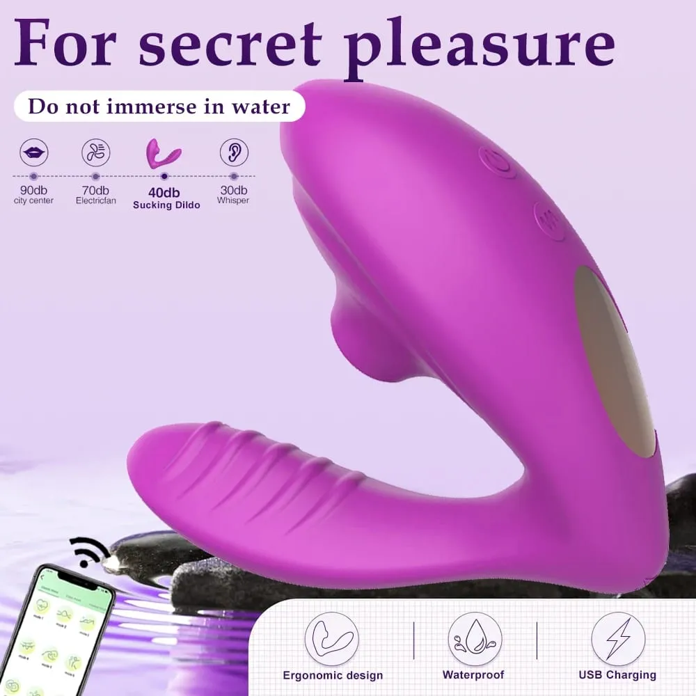 Indulge Clitoral Sucking Vibrator for Clit & G Spot Stimulation Device Clitoris Stimulator Massager Adult Sex Toys for Women