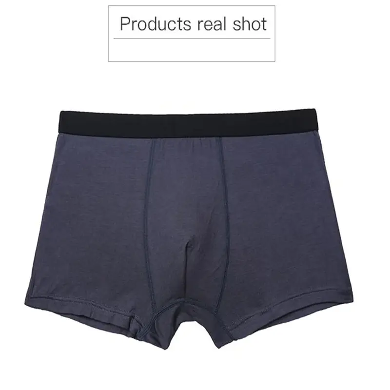 6pcs/Set Black Boxer Men Underwear Bamboo Men's Panties Shorts Breathable Underpants Man Comfortable Sexy Boxers & Briefs Men — image 16
