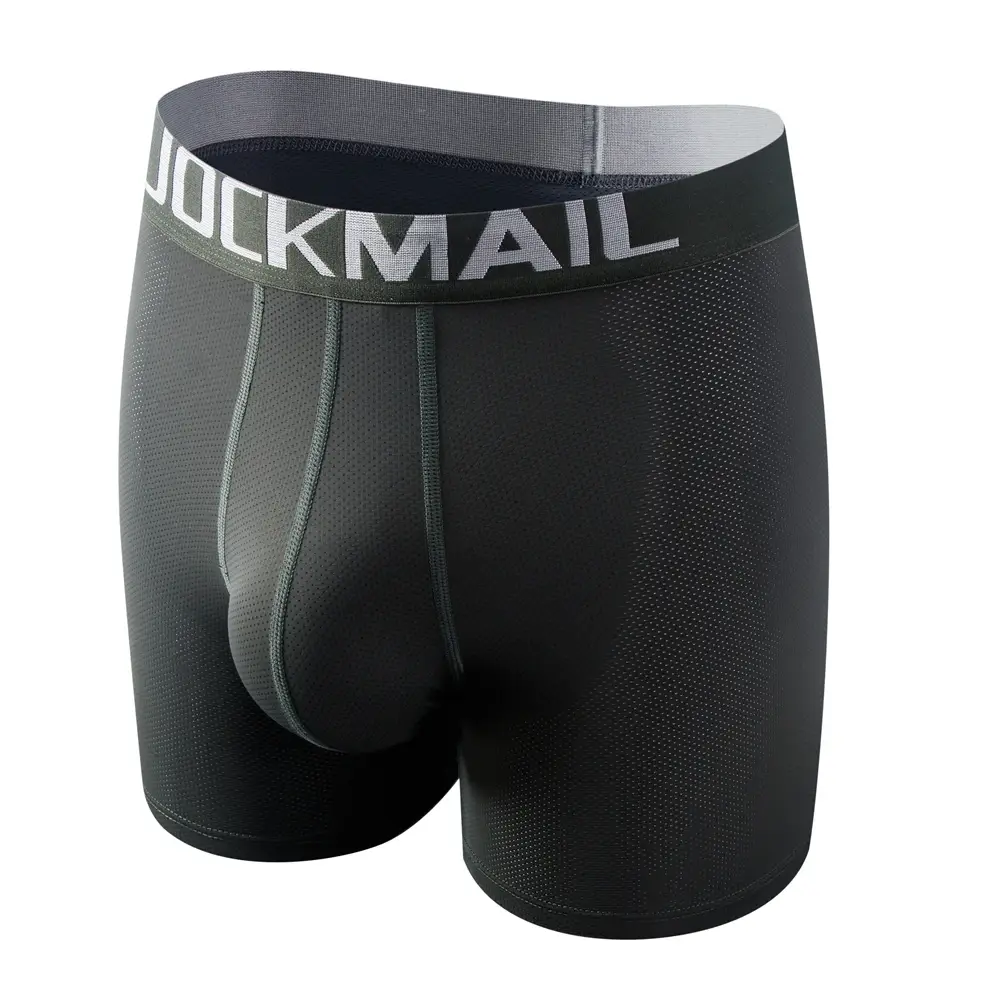 Intimo da uomo sexy Boxer da uomo 3D Custodia a forma di amaca Progettato Pannelli in rete traspirante Boxer da uomo Tronco Mutande maschili