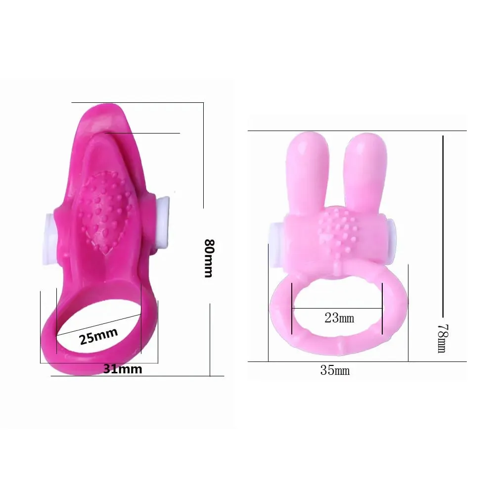 Vibrating Penis Ring Clitoral Stimulator Orgasm Lock Cock Rings Vibrator for Man Delay Ejaculation Erotic Sex Toys For Couple
