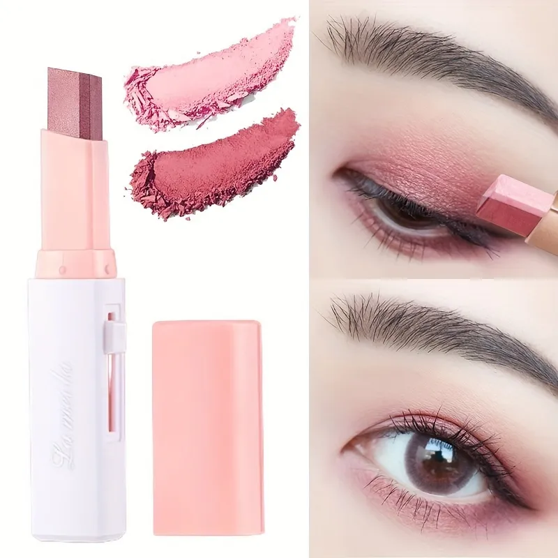2 In 1 Pearly Highlighter Eyeshadow Stick Makeup Waterproof Long Lasting Glitter Eyeshadow Eyeliner Stick Eyes Makeup Cosmetics — image 5