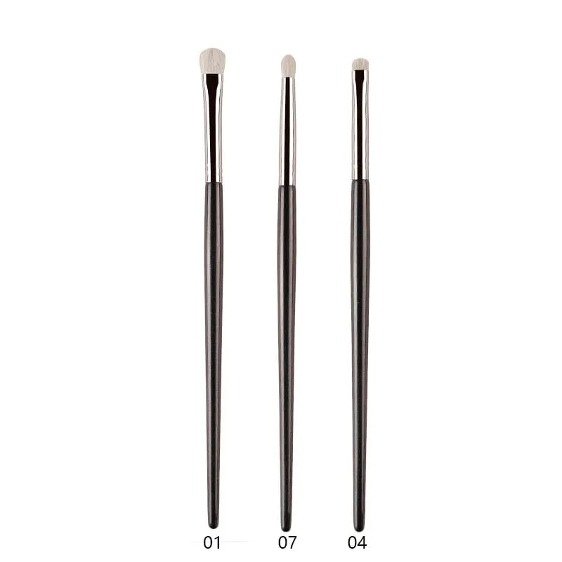 1pc White Pony Hair Eyeshadow Makeup brushes Small Smudge Precision Crease Detail Bevel Eye Shadow Make up brush Liner Lip — image 16