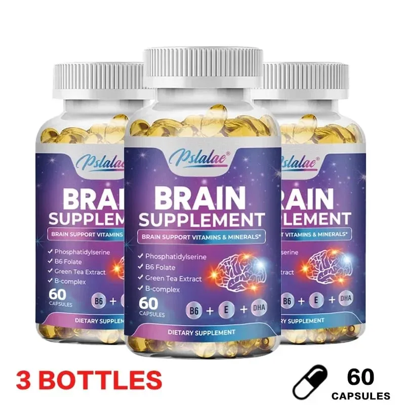 Brain Supplement - Contains B Vitamins To Support Brain Health Improve Cognitive Function and Enhance Memory and Concentration