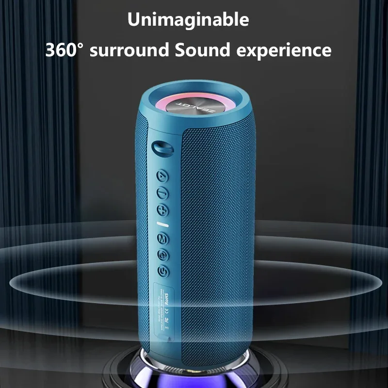 Głośniki bezprzewodowe S51 Pro 40 W Zewnętrzny przenośny głośnik z subwooferem Bateria 5200 mAh 24 godziny odtwarzania Głośne stereo.