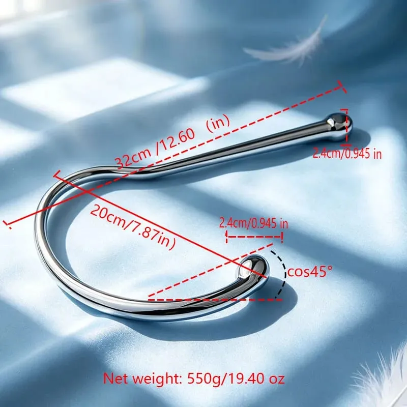 Gancio anale in metallo Big Butt Plug Serpente del faraone Staff Massaggio prostatico Ano Masturbazione Giocattoli adulti del sesso per gli uomini Gay AnalPlug
