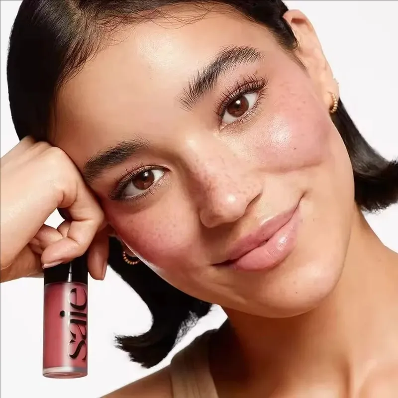 NEW Saie Glowy Super Gel Starglow/Liquid Blush Moisturize Makeup Base Highlighter for Dewy Makeup Hydrating Antioxidant Repaire