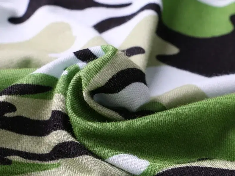 4Pcs/Lot Men's Underwear Camouflage Color Sexy Boxer High-quality Bamboo Fiber Soft Breathable Antibacterial Men's Boxer Shorts