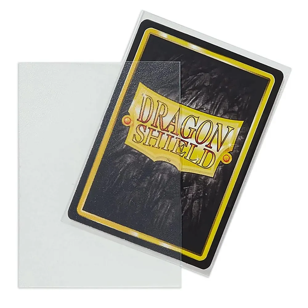 100 PCS/BOX Standard Size Dragon Shield New Sleeves 63x88mm Clear Matting Card Covers for MTG/PKM Board Game Cards Slevee