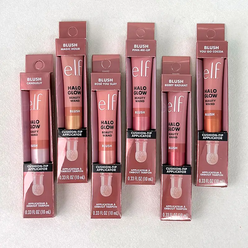 Elf Halo Glow Series Liquid Blusher Liquid Highlighter Contour for Three-dimensional Shadow Contour Modification Setting Spray