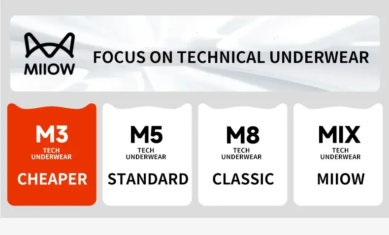 MiiOW 3Pcs Organic Cotton Men Underwear Boxer Shorts Antibacterial Seamless Underpants Male Panties Gift For Men Boxershorts New