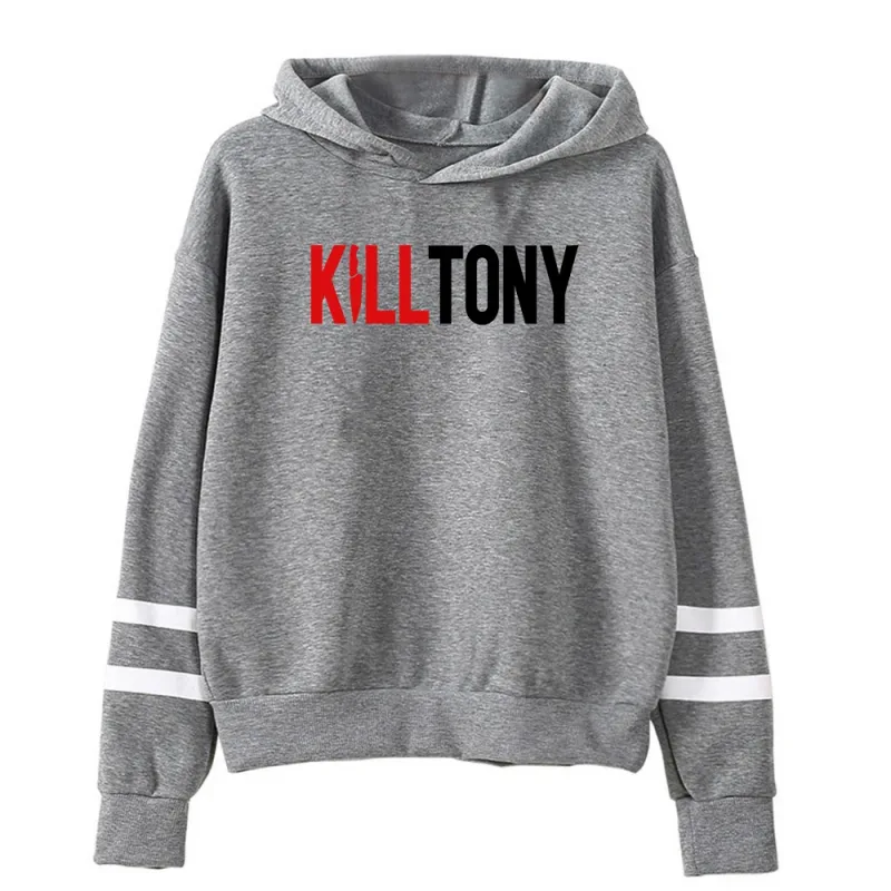 Kill Tony Merch Sudadera con capucha Unisex sin bolsillo barras paralelas manga ropa de calle mujeres hombres Sudadera con capucha ropa divertida