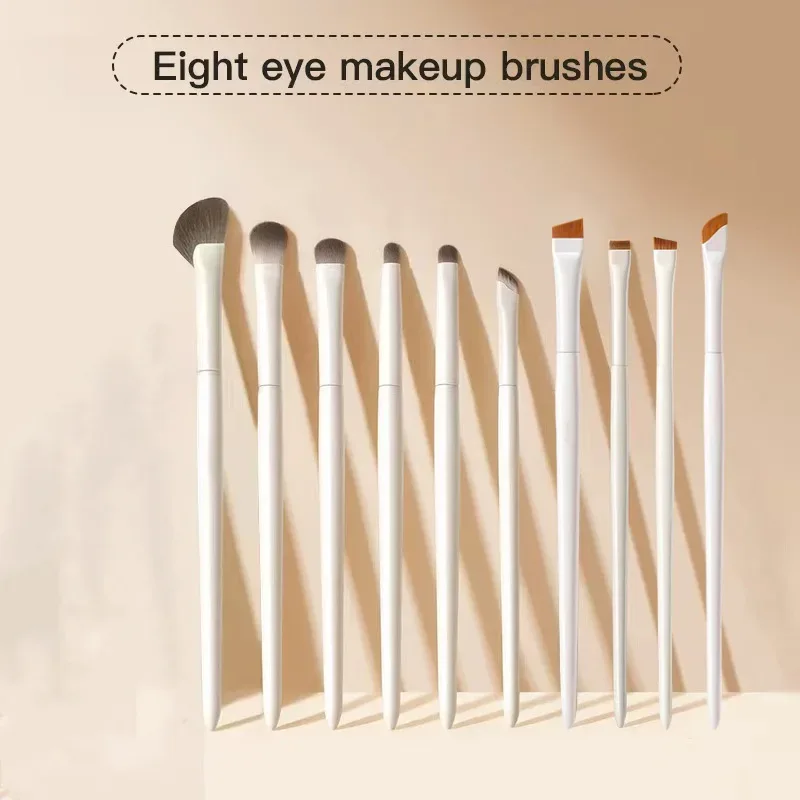 Eye Makeup Brush Set for Beginners Professional Makeup Brush Under-Eye Detail Cosmetic Brushes Kit Eyebrow Crease Shader — image 14