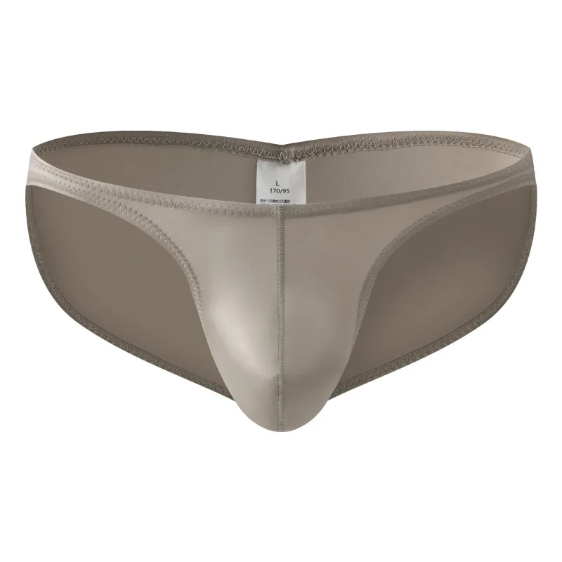 Cuecas de ginástica masculinas de cintura baixa, roupa íntima de cetim suave para treinamento esportivo, musculação, ultrafina, secagem rápida, treino de fitness, levantamento de bunda
