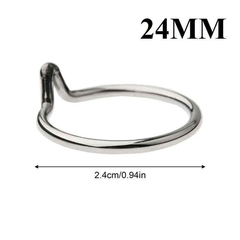 Metal Dick Cock Ring For Men Delay Ejaculation Adjustable Various Sizes Stainless Steel Penis Bondage Erection Adults Sex Toys