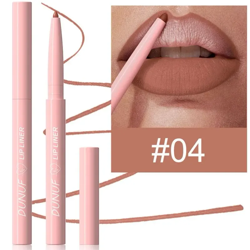 Matte Lip liner Pen 12Color Waterproof Fine Lipstick Slim Lip Outline Contour Makeup Dark Red Brown Lipstick Pencil Cosmetic — image 11