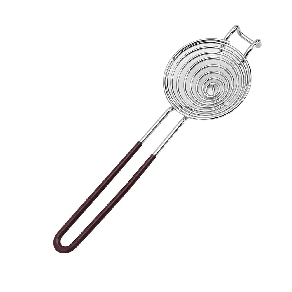 1Pc stainless steel egg white separator creative extended handle protein egg white egg yolk separator hot pot fishing