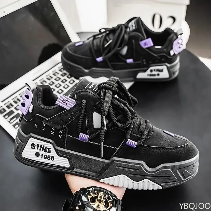 Spring men's new fashionable low top board shoes trendy versatile sports shoes casual comfortable men's sneakers
