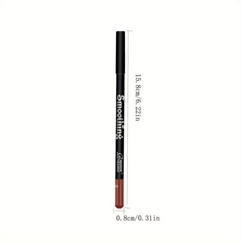 Smoothing Lip Liner Pencil Waterproof Matte Lip Contour Lipstick Long Lasting Makeup Comes With Free Pencil Sharpener