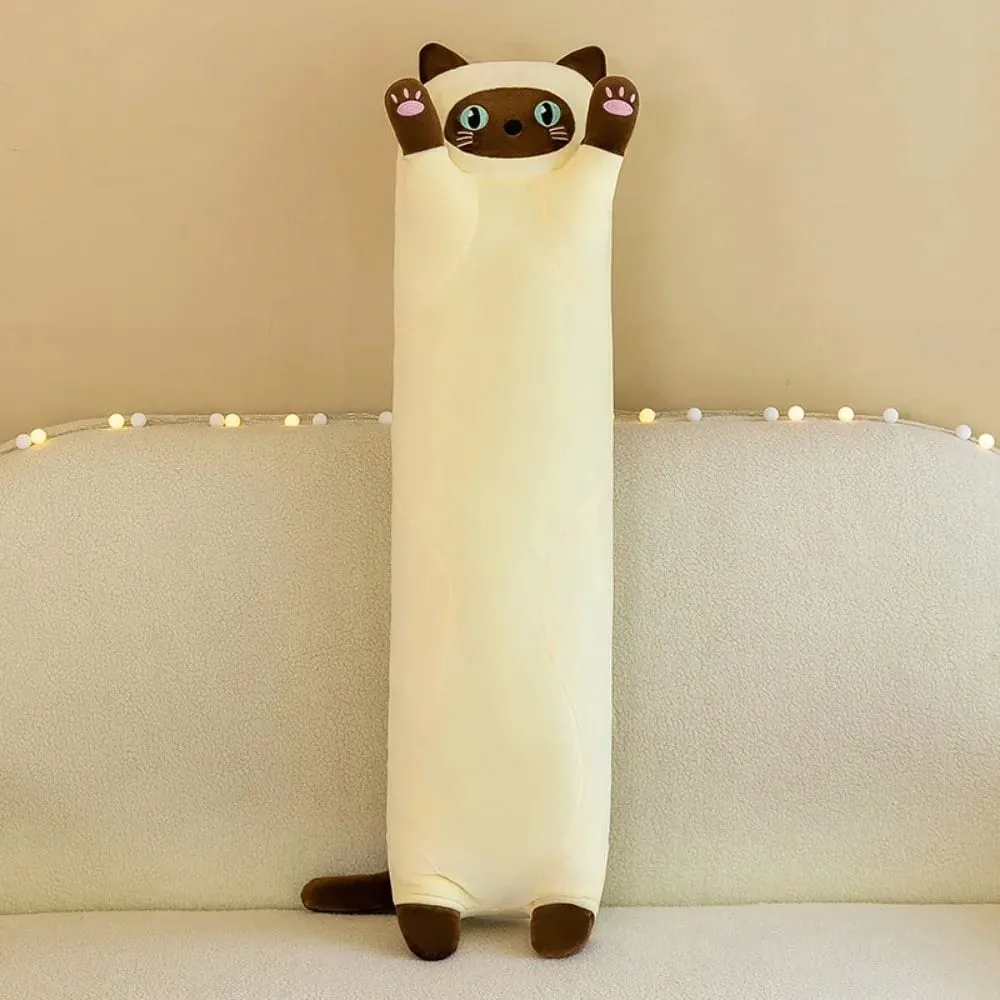 かわいい 50/70 センチメートル猫ぬいぐるみフワフワソフト睡眠スロー枕クリエイティブ素敵なぬいぐるみ誕生日プレゼント