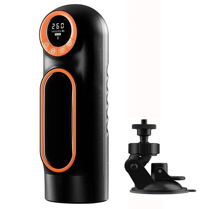 4 in1 Automatic Masturbators Cup Real Blowjob Thrusting Sucking Vibrating Vagina Intelligent Voice Adult Sex Toys For Men