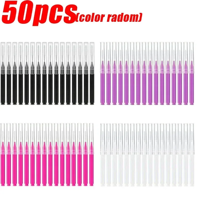 Portable Mini Eyebrow Brushes Disposable Eyelash Brow Lifting Brush Applicators Lash Extension Comb Beauty Makeup Tools