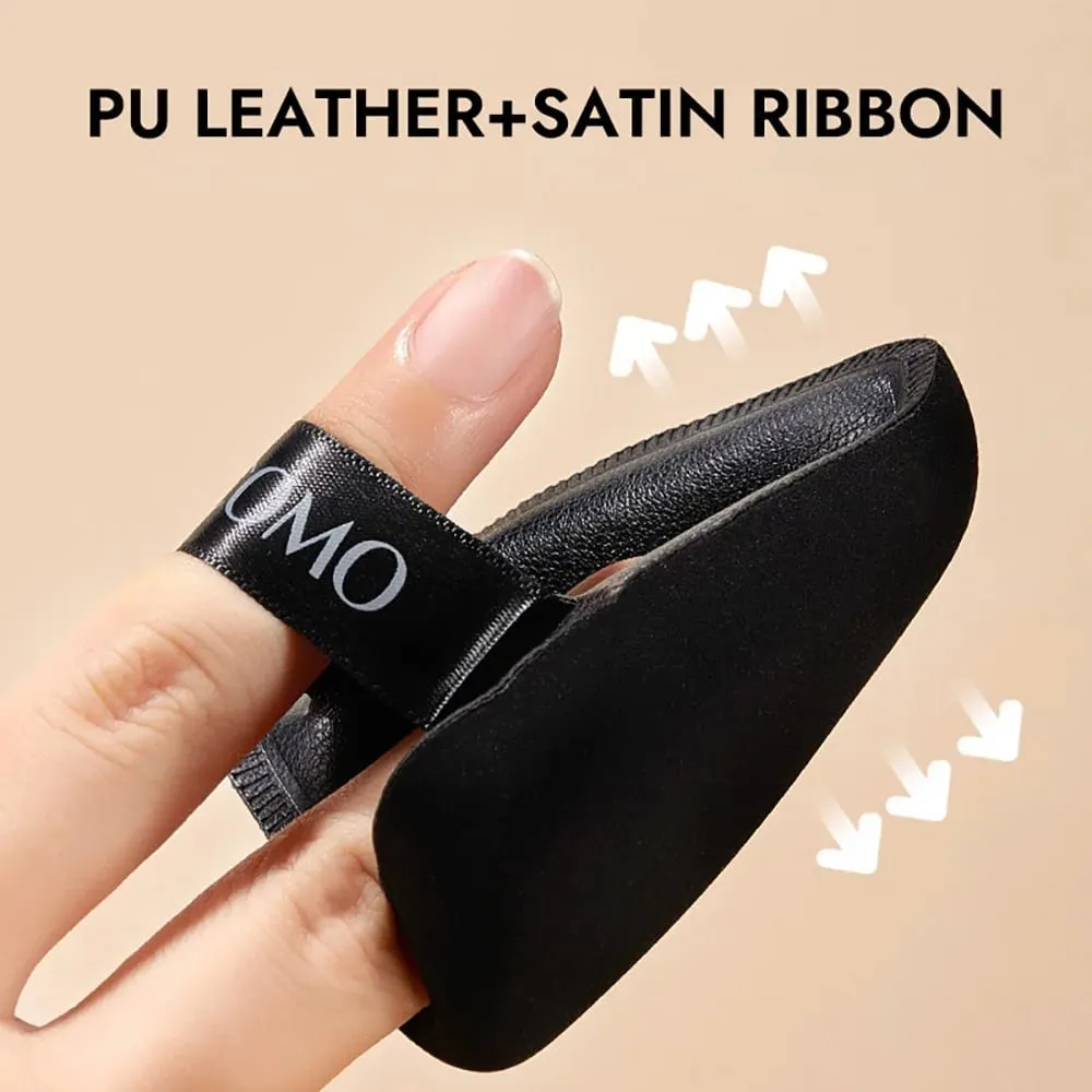 Soft Triangular Black Powder Puff Wet And Dry Dual-use Concealer Makeup Cushion