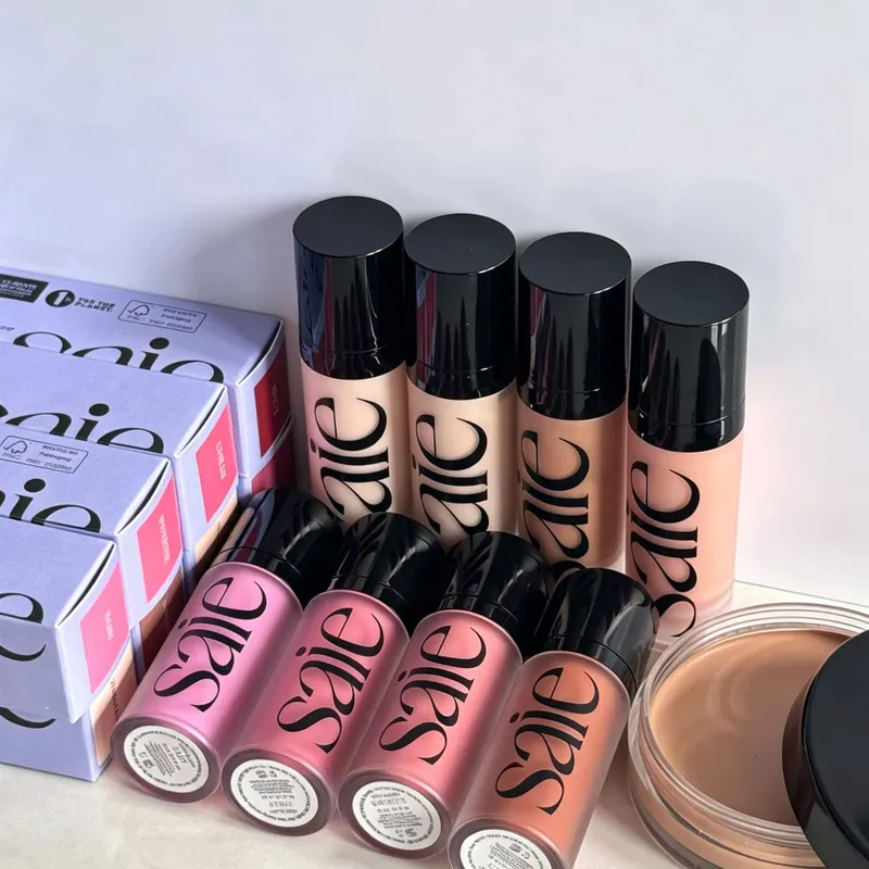 NEW Saie Glowy Super Gel Starglow/Liquid Blush Moisturize Makeup Base Highlighter for Dewy Makeup Hydrating Antioxidant Repaire