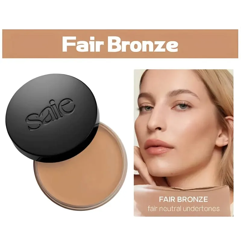 Saie Hydrating Dewy Liquid Blush Buildable Luminous Multi-Use Cheek & Lip Tint Suitable for All Skin Types Natural Facial Makeup