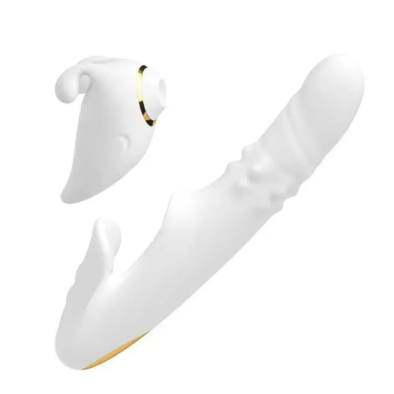 Støbende Vibrator Aftagelig Sucker Orgasme Klitoris Stimulator APP-kontrol 9 sugende & 9 teleskopiske tilstande Sexlegetøj til kvinder