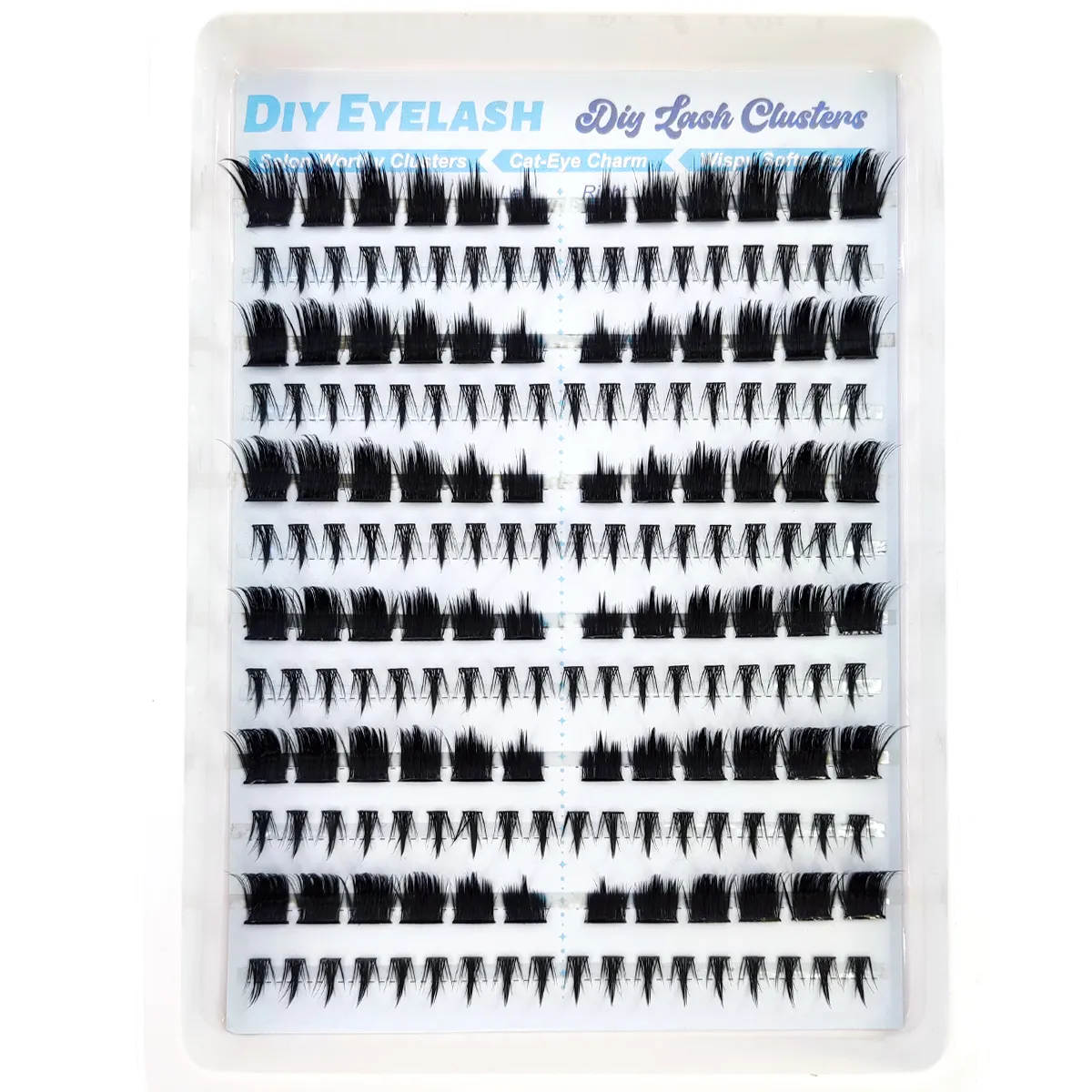 New Dramatic Lash Cluster Lash Extension Bottom Lash Artificial Mink Strip Single Lash Cat Eye Lash Extension DIY Fairy
