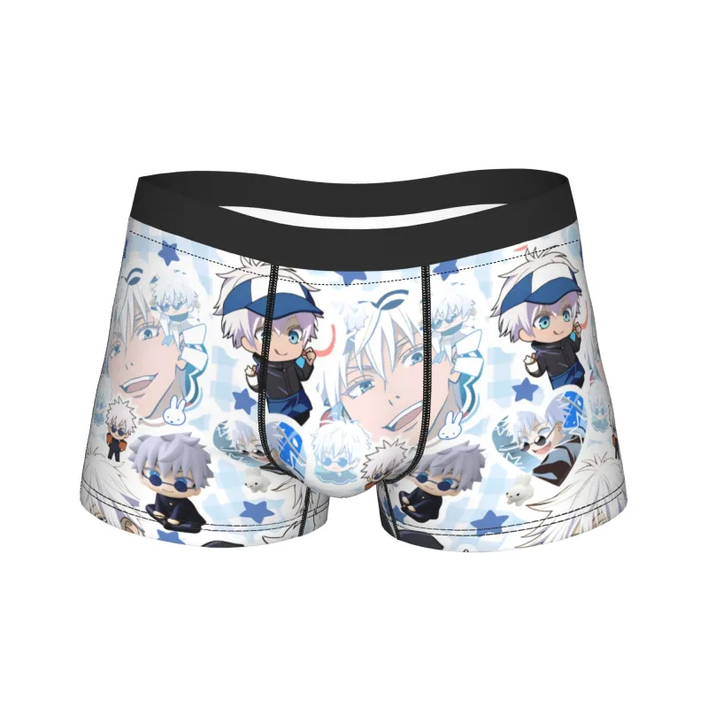 Satoru Gojo Jujutsus Underwear Males Panties Pattern Comfortable Boxer Shorts Quality Shorts Briefs Large Size