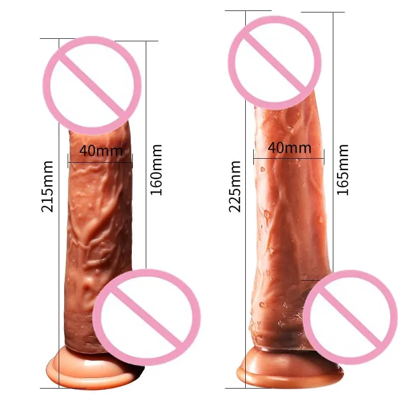 Thrusting Black Realistic Penis Dildo Male Dick Telescopic Rotating Heating G Spot Clitoral Anal Stimulation Vibrator Sex Toy — image 6