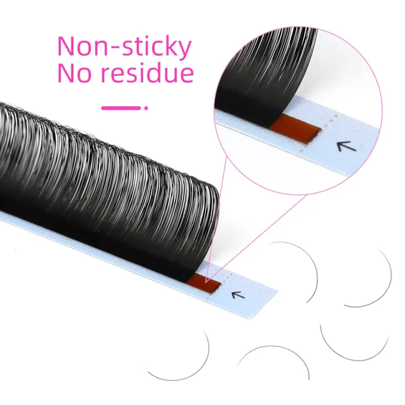 Classic Individual Eyelash Lashes Faux Mink False Eyelash Extension All Size 6-20mm Soft Lashes Professional Makeup Lash