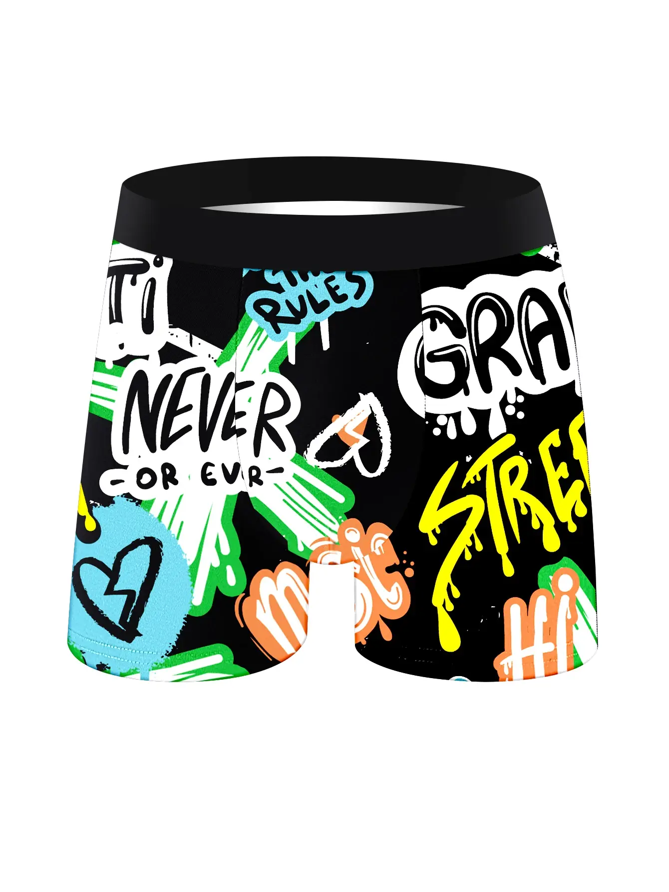 10Pcs Men'S Underwear Soft Comfortable Loose Skin-Friendly Men'S Long Boxers Briefs Trendy Colorful Fashionable Men'S Pants — image 6