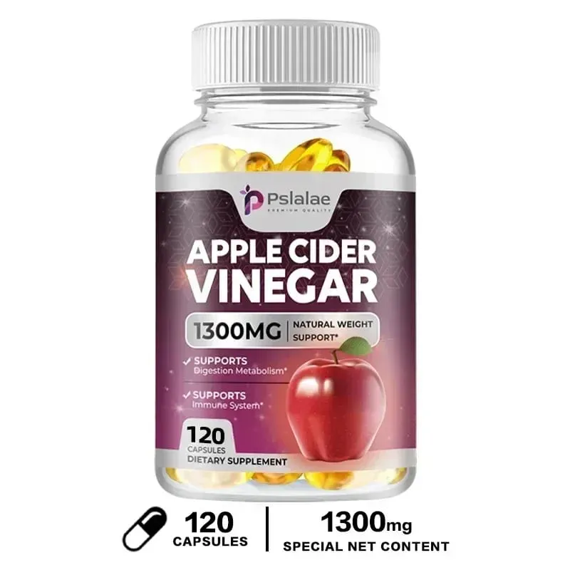 Apple Cider Vinegar - Fat Burner Natural Detox and Cleanse Energy Support Supplement