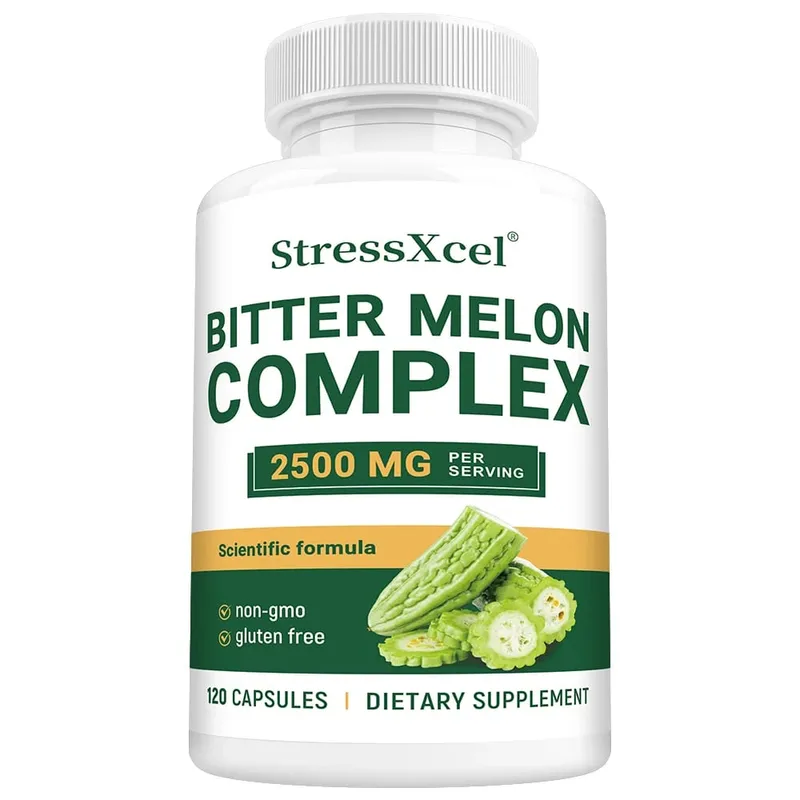 Bitter Melon Extract 2500mg Capsules Supports Blood Sugar Balance Metabolism Digestion Metabolism Skin Health & Detox — image 8
