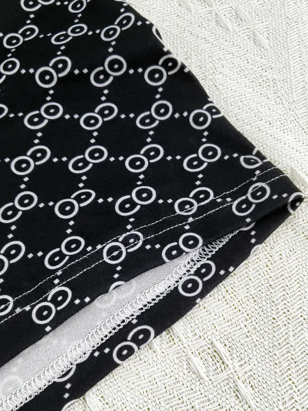 Set Seluar Dalam Boxer Poliester 4 Keping Lelaki - Seluar Dalam Bercorak Geometri & Monogram Mewah, Pelbagai Warna