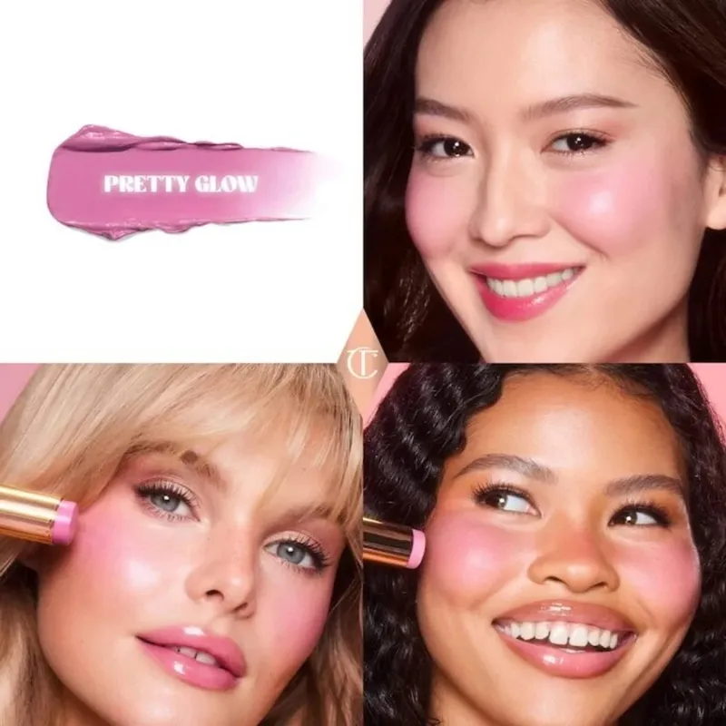 Charlotte Tilbury Liquid Foundation Cushion Foundation Setting Spray Pressed Powder Love 2 Color Powder Blusher Eyeshadow Rouge — image 27