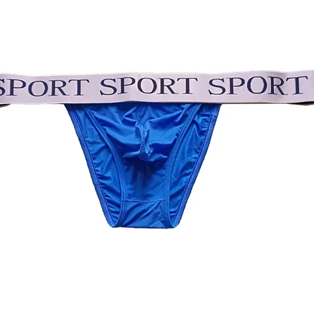 Sissy Men Ice Silk Soft Bugle Pouch Briefs Sexy Underwear Pouch Comfy Thin Breathable Low Rise Mini Briefs Lingerie — image 13