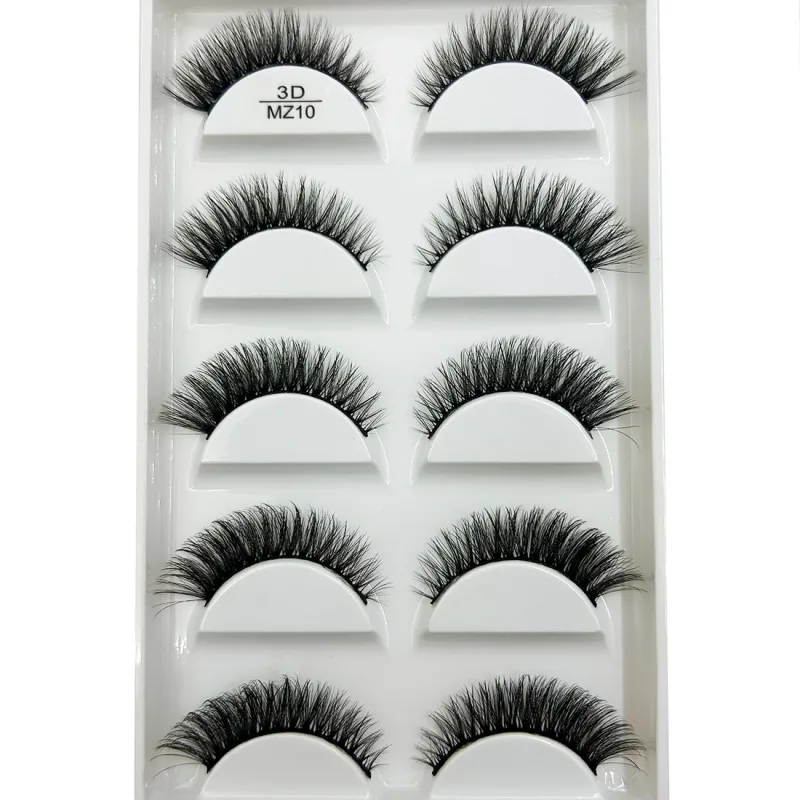 New 28 Style 5 Pairs Natural Mink False Eyelashes Makeup Eyelash Extension Fake Eye Lashes Faux Cils Make Up Beauty Cilios — image 20