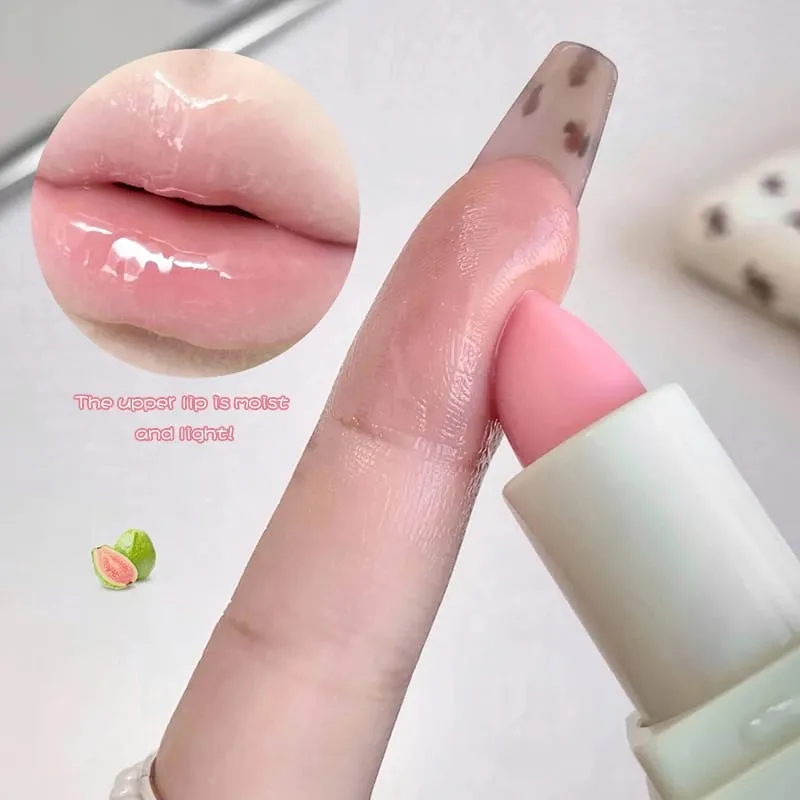 'Gege Bear' Cosmetics Gift Box (Fruity Moisturizing Lipstick and Lip Gloss Transparent Paint Cosmetics Set)