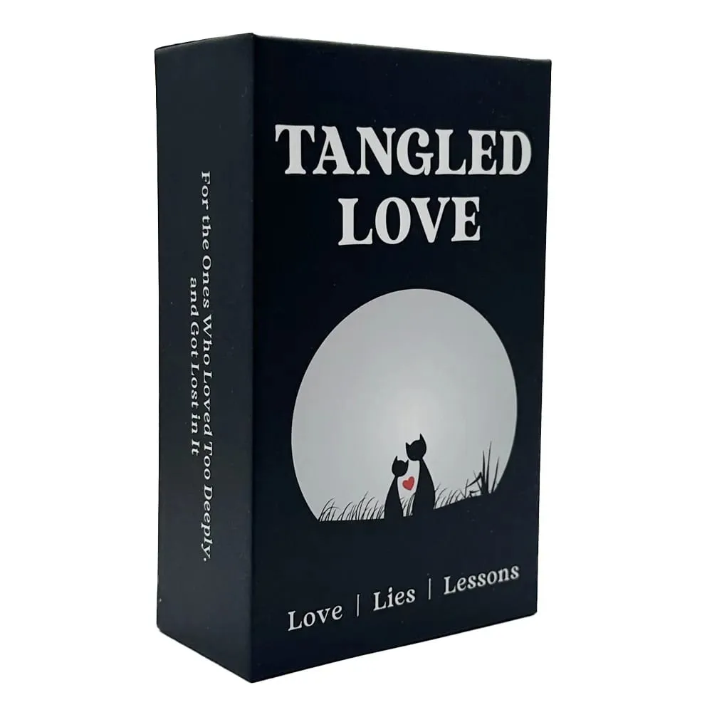 12x7cm Soul Heart ，Tangled Love Card Deck，78Pcs No Manual Card Games Oracle