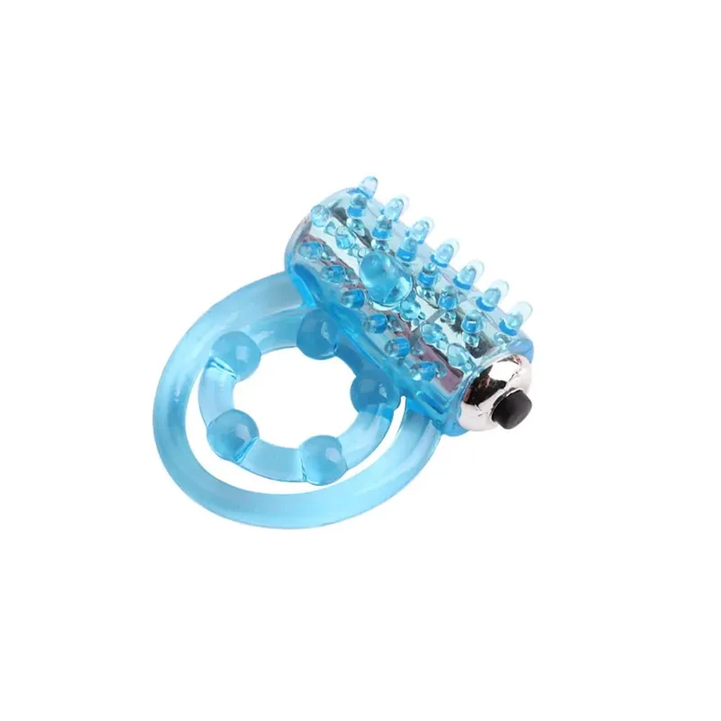 Lasting Vibrators Rings Double CockRing Delay Premature Ejaculation Penis Ball Loop 2 Locked Sex Toys Product for Men
