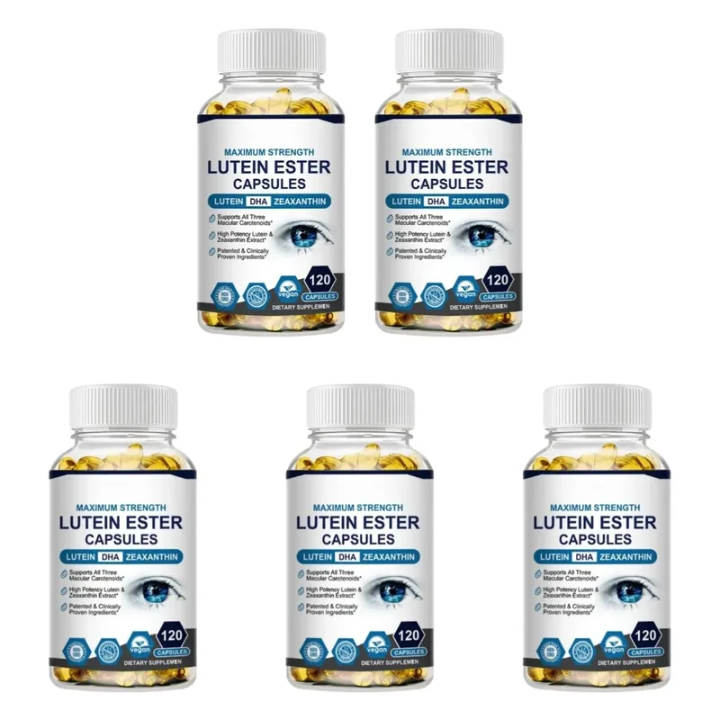 Lutein Ester Capsules Supports Eye Health and Vision Protection Non-GMO Vegan Natural Ingredients Antioxidant Support 120Softgel