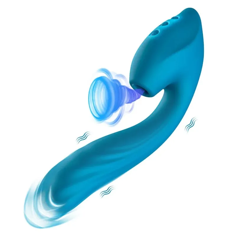 3in1Suction And Vibration Vibrator Female Masturbator Erotic Adult Toy — image 1