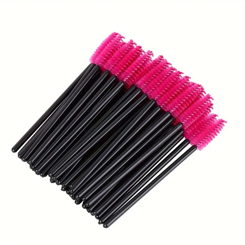 50pcs Disposable Eyelash Brushes Eyelashes Extension Tools Eyebrow Brush Mascara Wands Applicator Spoolers Makeup Tools — image 8